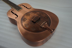 Marchio Aiersi rosso ruggine campana risonatore in ottone <span class=keywords><strong>chitarra</strong></span> O stile singolo cono biscotto ponte Blues <span class=keywords><strong>chitarra</strong></span> acustica logo personalizzato - Product Image 3