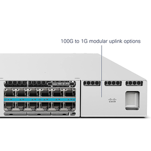 Commutateur Ethernet géré C9300-48P-E neuf, 48 ports Gigabit PoE+ pour les réseaux d'entreprise - Product Image 1