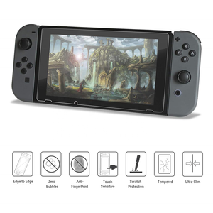 Protection d'écran en verre trempé de qualité supérieure pour Nintendo Switch OLED Lite, clarté HD, dureté 9H, 2.5D Radian, épaisseur 0.33 mm - Product Image 4