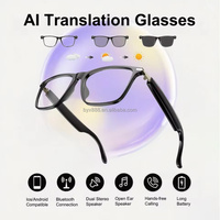 Lunettes caméra IA avec écran AR et commandes vocales – Lunettes connectées intelligentes pour l'enregistrement et le streaming