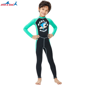 Nuevo traje de BANO Para ninos traje de BANO เดอ Surf de <span class=keywords><strong>Manga</strong></span> Larga de cuerpo completo Para ninos - Product Image 3