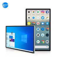 PC tactile tout-en-un Android 23,6 pouces 1920x1080, écran tactile capacitif 10 points, IP65, USB, montage mural VESA, LCD industriel, SSD