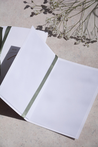 Livres de vœux de mariage personnalisés en papier premium, cartes de lettres d'amour, dorure à chaud, pour lui et elle, modernes avec ruban de soie - Product Image 2