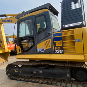 รถขุดตีนตะขาบ Komatsu PC130 มือสองคุณภาพสูง ขนาด 13 ตัน ปี 2024 ความจุบุ้งกี๋ 0.2 ลูกบาศก์เมตร กำลัง 98 กิโลวัตต์ ขาย - Product Image 1