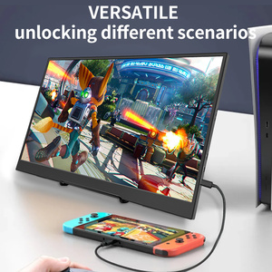 จอภาพพกพาขนาด 17.3 นิ้ว ความละเอียด Full <span class=keywords><strong>HD</strong></span> 60Hz พร้อมหน้าจอ IPS แบบ Type C และลำโพงในตัว สำหรับขยายหน้าจอแล็ปท็อป - Product Image 4