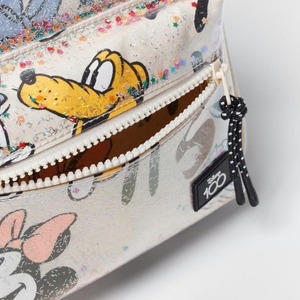 Encantadora Mini <span class=keywords><strong>Mochila</strong></span> Escolar Unisex Impermeable de Nailon con Lentejuelas y Lindo Diseño de <span class=keywords><strong>Minnie</strong></span> y Mickey Mouse - Product Image 3