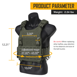 IDOGEAR Custom Combat Nylon Training Quick Release Tactical Vest Molle Modular Vest Paintball <strong>Plate</strong> <strong>Carrier</strong> with 5.56 Mag Pouch