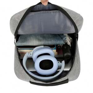 Custom Logo Business & Student <b>Laptop</b> <b>Backpack</b> USB Charging Smart Mochilas <b>for</b> Men & <b>Women</b> with Oxford & Polyester Lining - Product Image 2