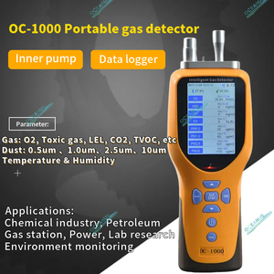 Iç pompa ile OC-1000 taşınabilir CO + O2 gaz dedektörü - Product Image 2