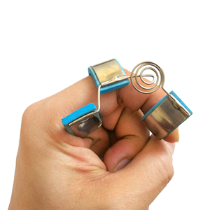 Attelle pour fracture du <span class=keywords><strong>doigt</strong></span>, attelle en aluminium rembourrée pour l'immobilisation des doigts cassés - Product Image 3
