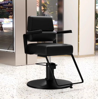 Chaise de coiffeur pivotante à hauteur réglable pour salon - Vente flash