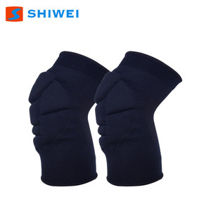 Genouillère Shiwei noire, haute élasticité, protection en éponge, pour danse, volley-ball, football, absorption des chocs, taille L adulte, lot de 1 - Product Image 1