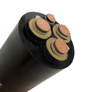 JIANGNAN UGF, UGFP, UGFP, UGEFHP 8.7-15kV XLPE isolasi PVC pelindung kabel daya mesin tuner