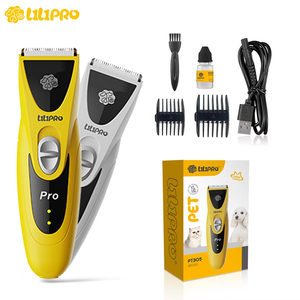 เครื่องตัดขนสัตว์ไร้สาย LILIPRO PT305 รุ่นมืออาชีพ เงียบ สำหรับสุนัขและแมว ชุดอุปกรณ์ดูแลขนสัตว์ - Product Image 1
