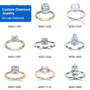 <span class=keywords><strong>Anello</strong></span> di Fidanzamento Messi Personalizzato di Alta Qualità, Gioiello di Lusso in Oro 9k 10k 14k 18k con <span class=keywords><strong>Diamante</strong></span> di Laboratorio IGI <span class=keywords><strong>Solitario</strong></span> - Product Image 5