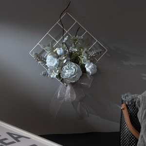 Décoration murale de fleurs artificielles Freya Home Decor, bouquet de roses simulées CF01076, décoration de mariage et de maison - Product Image 1