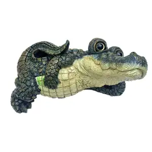 Kostenlose Probe Toad Hollow Lying Gator Haus & Garten Alligator Statue