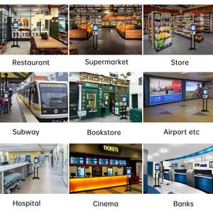 21.5 Inch Touchscreen Android Kiosks <b>Coffee</b> Ordering <b>Machine</b> Supermarket Self Service Payment POS Terminal Kiosk with Barcode - Product Image 5