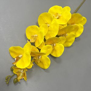 Orquídeas Cymbidium Artificiales al por Mayor, Color Blanco y Rosa, Tacto Real, 3D, Flores de Orquídea Cymbidium Phalaenopsis - Product Image 3