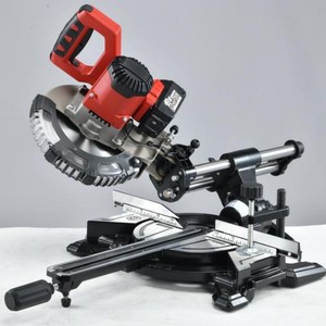 Scie à onglets coulissante sans fil de haute précision pour le travail du bois domestique tige de traction outils de <span class=keywords><strong>menuiserie</strong></span> scie à onglets composée travail du bois - Product Image 4