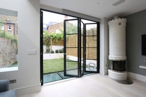 <span class=keywords><strong>Porte</strong></span> pliante <span class=keywords><strong>coulissante</strong></span> en acier et verre Patio Extérieur Portes pliantes Double vitrage <span class=keywords><strong>Porte</strong></span> pliante en acier pour <span class=keywords><strong>magasin</strong></span> - Product Image 3