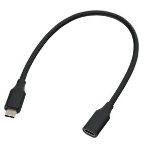 <b>Usb</b> 3.2 Type <b>C</b> Male <b>To</b> Female Extension <b>Cable</b> 0.3 0.5 1 Meter Black Fast Charging Data <b>Cable</b> - Product Image 3