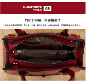 New Trendy Fashion Hand Bag Female Ladys Genuine Leather <b>Cute</b> Girls Crossbody Totes Messenger Bag <b>Purses</b> and Handbags for Women - Product Image 4