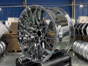 Llantas de Aleación LZT-102 Cromadas Plateadas de 20 Pulgadas 5x112 Ligeras 6061-T6 para 330i 430i 530i 740i M2 M3 M4 M5 M6 <span class=keywords><strong>M7</strong></span> X3 X5 X6 X7 - Product Image 2
