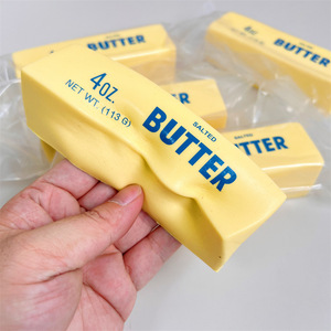 Soft And Sticky Butter Bar Slow-rebound Squishy Stress-relief Ultra-soft Pu Simulated Bread Toy - Product Image 1