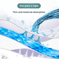 Couches jetables japonaises XL unisexes pour adultes Coussinets d'incontinence biodégradables et respirants écologiques avec motif imprimé