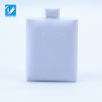 Cartes vierges blanches en pvc, emballage de boucles d'oreilles, vente en gros, livraison gratuite
