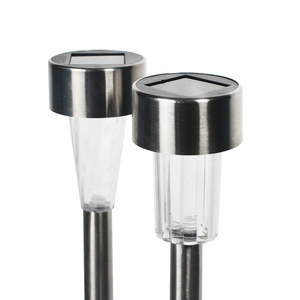 Lampes solaires de jardin Hejia en acier inoxydable, éclairage LED extérieur pour parcs, villas et pelouses résidentielles - Product Image 3