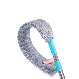Brosse de nettoyage domestique en acier inoxydable, plumeau en <span class=keywords><strong>microfibre</strong></span>, balai pour le dessous du lit, pour dépoussiérer les fentes - Product Image 1
