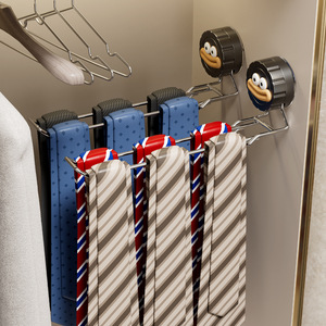 ราวตากผ้าติดผนังรูปฉลามทะเล สแตนเลส พร้อมที่หนีบหลายตัว สำหรับถุงเท้า ชุดชั้นใน หมวก ตุ๊กตา - Product Image 4