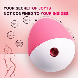 Ergonomische Frauen für Ei Vibrator Klitoris Mastur bator mit Frequenz stimulation - Product Image 3