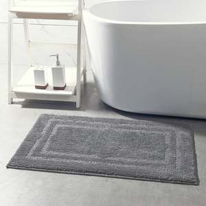 Tapis de douche antidérapant 3 pièces avec tapis de toilette en forme de <span class=keywords><strong>U</strong></span>, tapis de bain absorbants, lavables en <span class=keywords><strong>machine</strong></span>, tapis de sol de salle de bain - Product Image 1