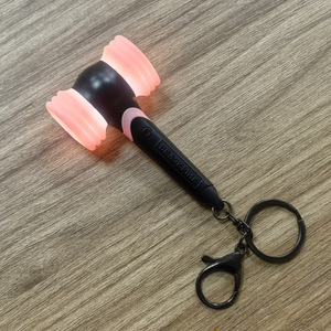 Fans <strong>Lightstick</strong> Keychain, K-pop Girl Group Concert Heart Hammer Bag Charm - Product Image 5