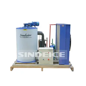 Sindeice Factory 2024 mesin es otomatis, pembuat es untuk pengolahan makanan 3ton /24 jam