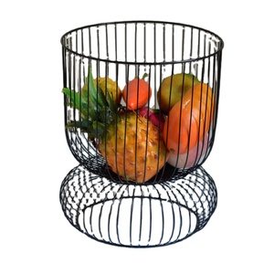 Basket Huangtu New Wire Fruit Basket Snacks Basket Wholesale