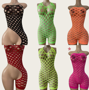 Viviblook Z414RP Combinaison sexy pour femme, lingerie, bas, sous-vêtements de fête, tenue de danse, vêtements de performance de danse de salon - Product Image 1