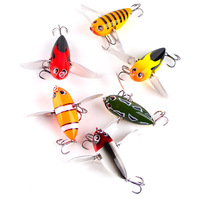 Leurre de pêche rigide WEIHE 58mm 12.5g, leurre nageur imitant une abeille, crankbait