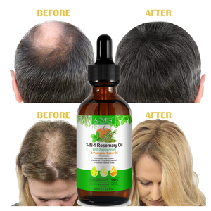 ALIVER 100% puro naturale originale 3 in 1 olio di rosmarino per la crescita dei capelli con olio di semi di zucca alla menta piperita per prevenire la forfora - Product Image 3