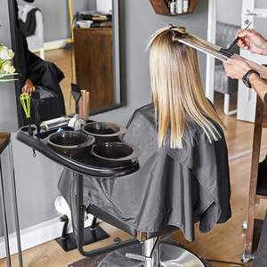 Hauteur réglable plateau de <span class=keywords><strong>coiffure</strong></span> chariot beauté barbier <span class=keywords><strong>Spa</strong></span> hauteur réglable Salon tatouage coiffeur outils plateau barbier chariot - Product Image 2