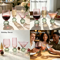 Lot de verres à vin martelés en cristal sans plomb pour mariage, flûtes à champagne et verres à cocktail