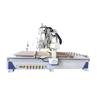 Machine de découpe CNC sur mesure 2030 à deux broches avec scie transversale et scie longitudinale