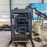 Machine à Briques en Ciment Automatique avec Moules Remplaçables, Différentes Tailles, Machine à Fabriquer des Briques, Vibration Électrique, Conception Simple