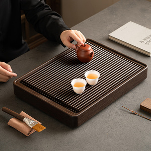 <b>Tea</b> <b>Tray</b> Small Size Matte Finish Minimalist Design Portable Dry Brewing <b>Tea</b> Table - Product Image 4