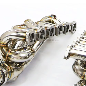 Colector de Escape de Acero Inoxidable 304 Resistente a la Corrosión para <span class=keywords><strong>Ferrari</strong></span> 599 6.0 2006-2008 GTB Fiorano, Juego Izquierdo y Derecho - Product Image 3