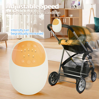 Kursi Goyang Bayi Pintar USB Rechargeable dengan Audio, Getaran Otomatis, Lampu LED, Perangkat Kenyamanan Bayi Bebas Genggam