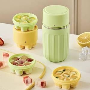 Gobelet à café portable avec grille à glace et logo personnalisé, en acier inoxydable 304, pour thé Boba, avec fabricant de glaçons, tendance été 2026 - Product Image 1